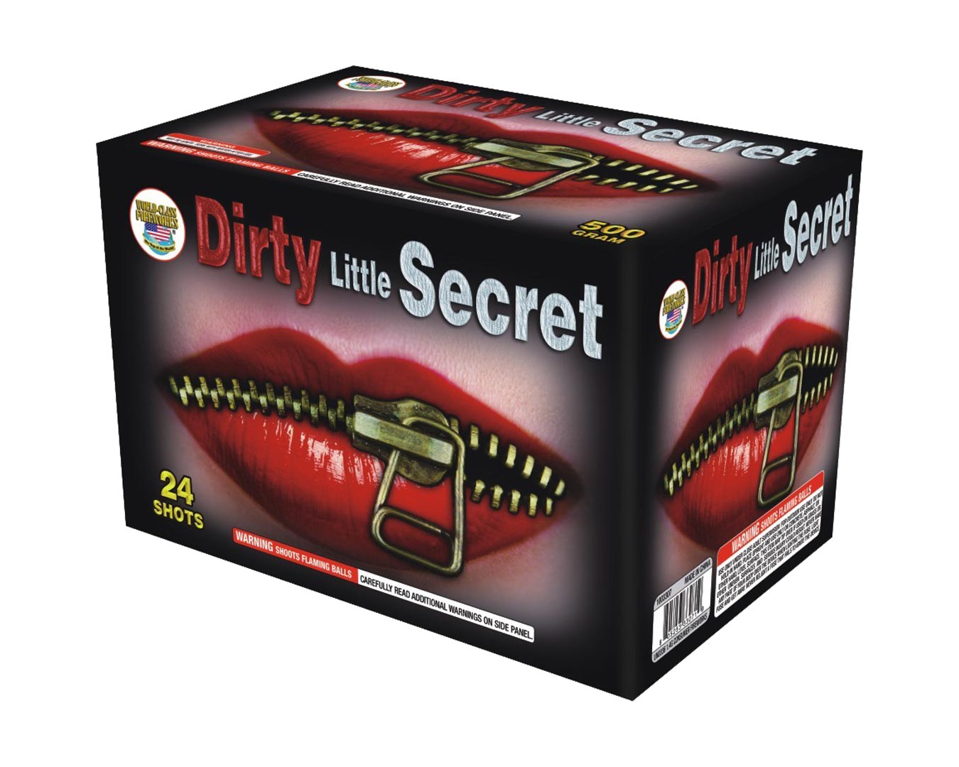 Dirty Little Secrets 500 Gram Fireworks Cake — 24 Shot