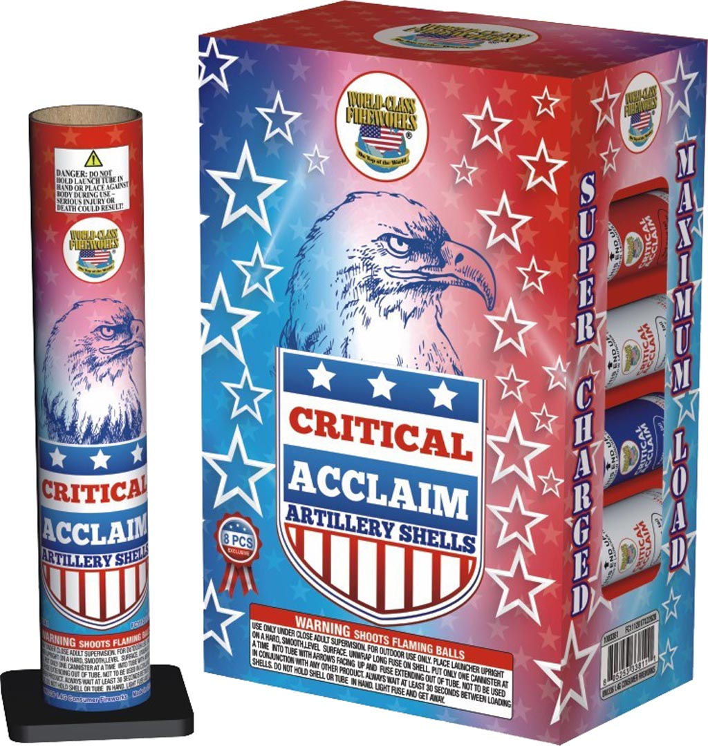See on national television, Critical Acclaim fireworks mines, sold at the Fireworks Store Online