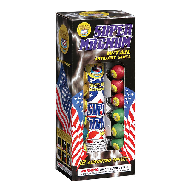 World Class Super Magnum Artillery Shells with Tails
