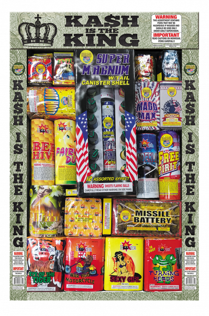 Check out the Kash Is King Fireworks Assortment from the Fireworks Store Online.