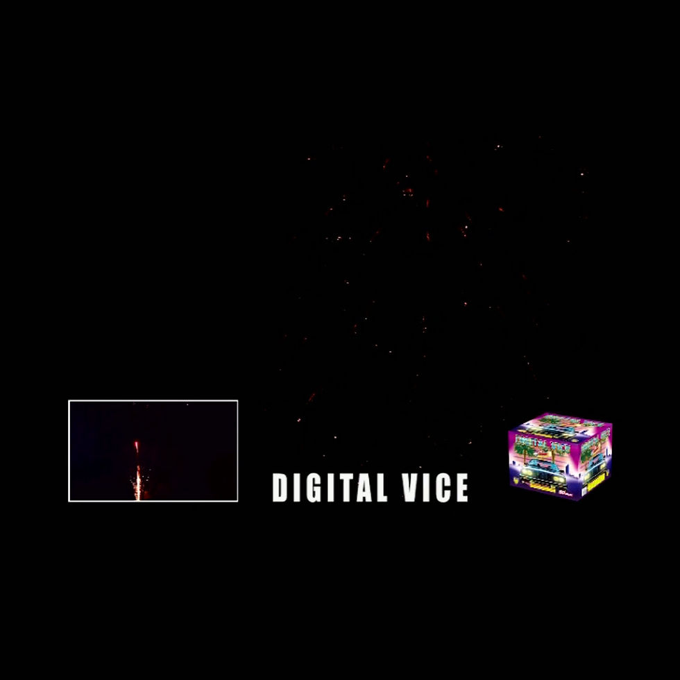 Digital Vice Titanium Willow Fireworks Display
