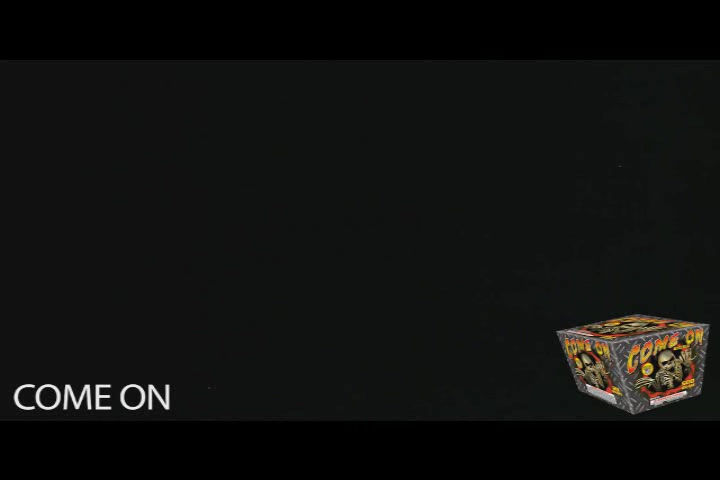 Thumbnail: Demo of Come On 500 Gram fireworks cake — 20 shots with colorful aerial bursts