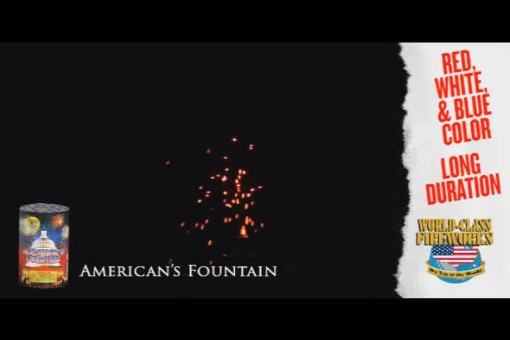 The Best of the Best. American's Fountain safe and sane fireworks display.