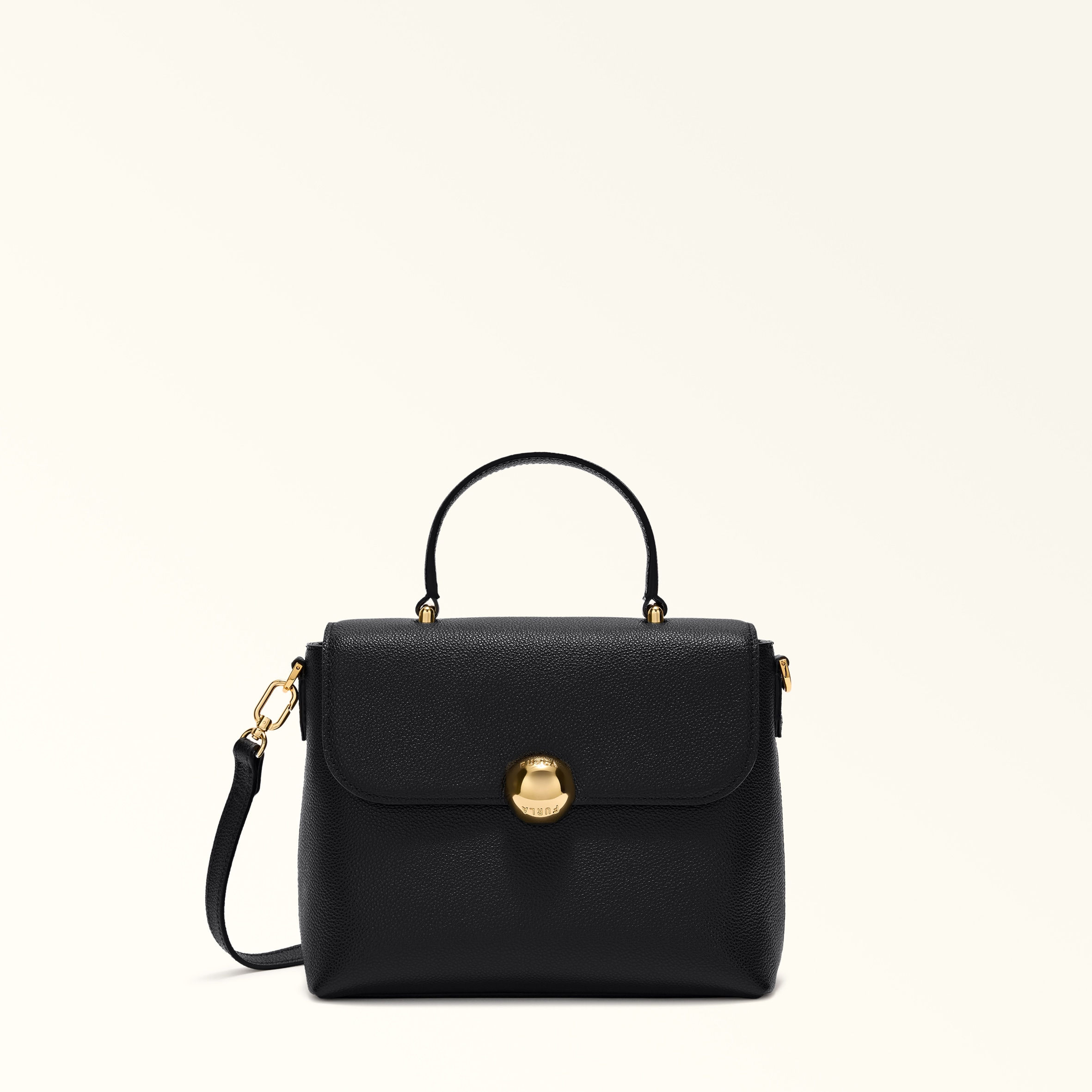 FURLA MOONLIGHT S TOP HANDLE - NERO