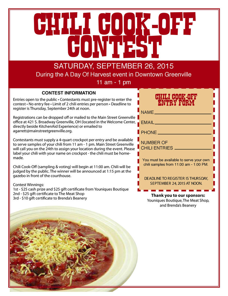 Chili CookOff Contest!
