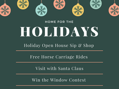 Home for the Holidays - This Weekend!
