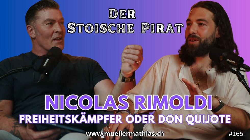 Mass-Voll Aktivist Nicolas Rimoldi zu Gast im Podcast "der stoische Pirat"