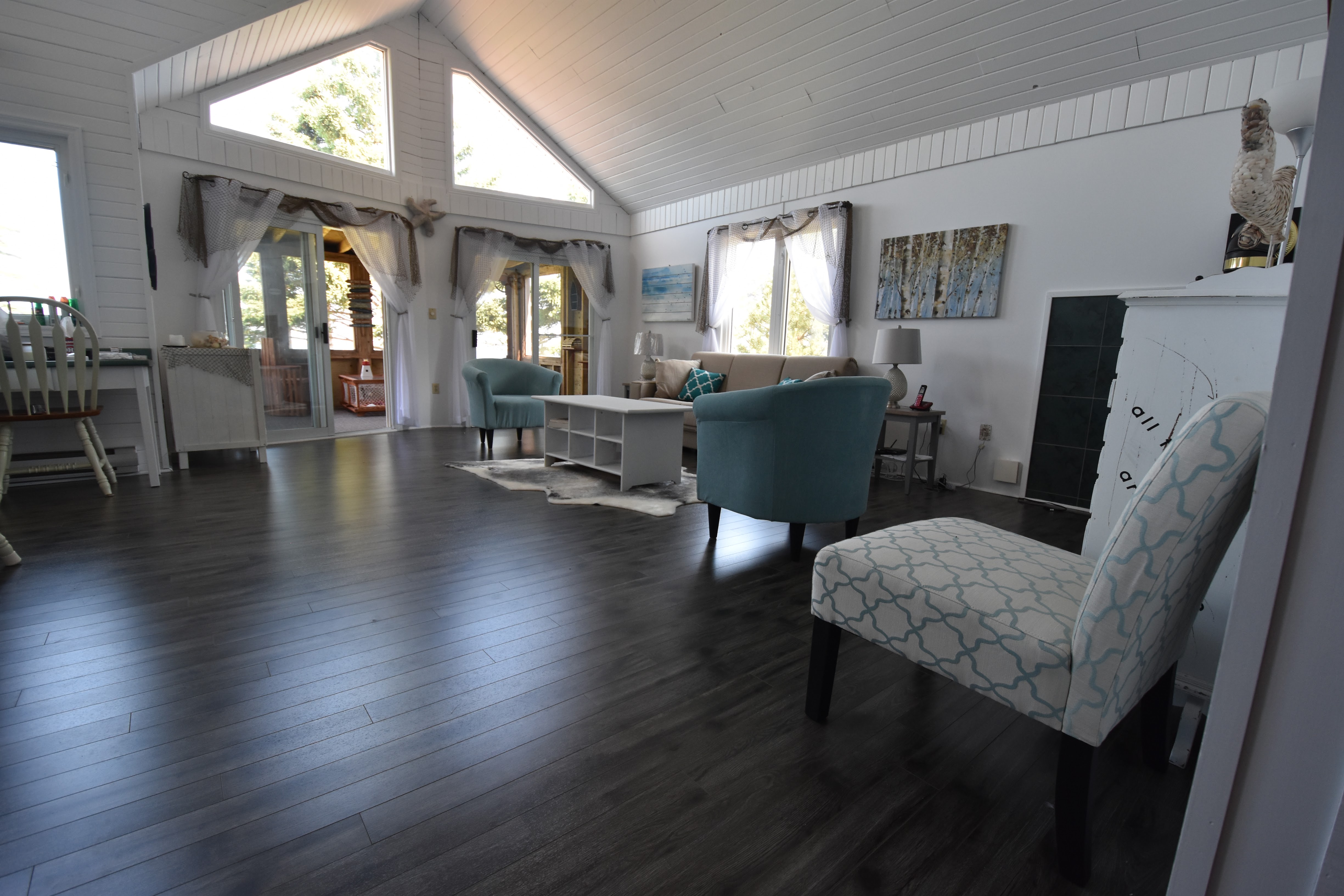 The living room