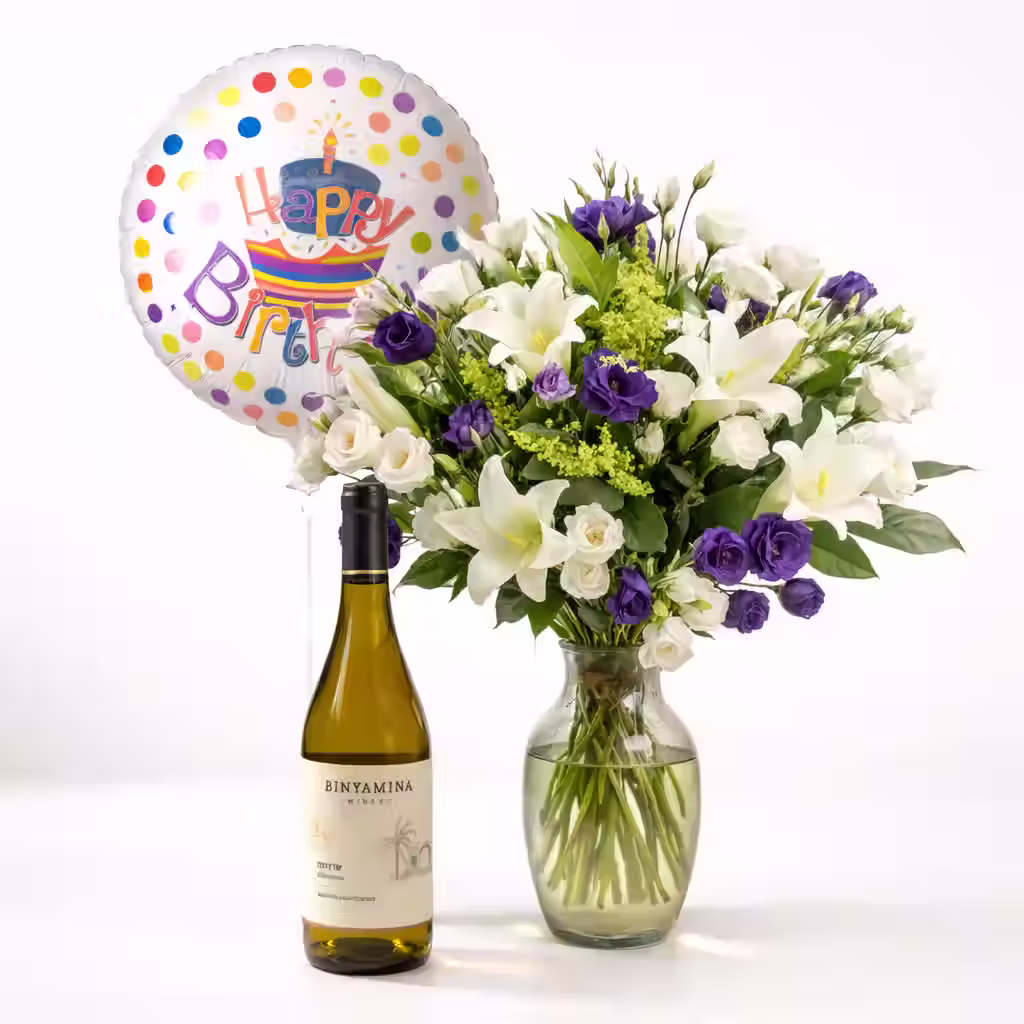 מארז יום הולדת סגול