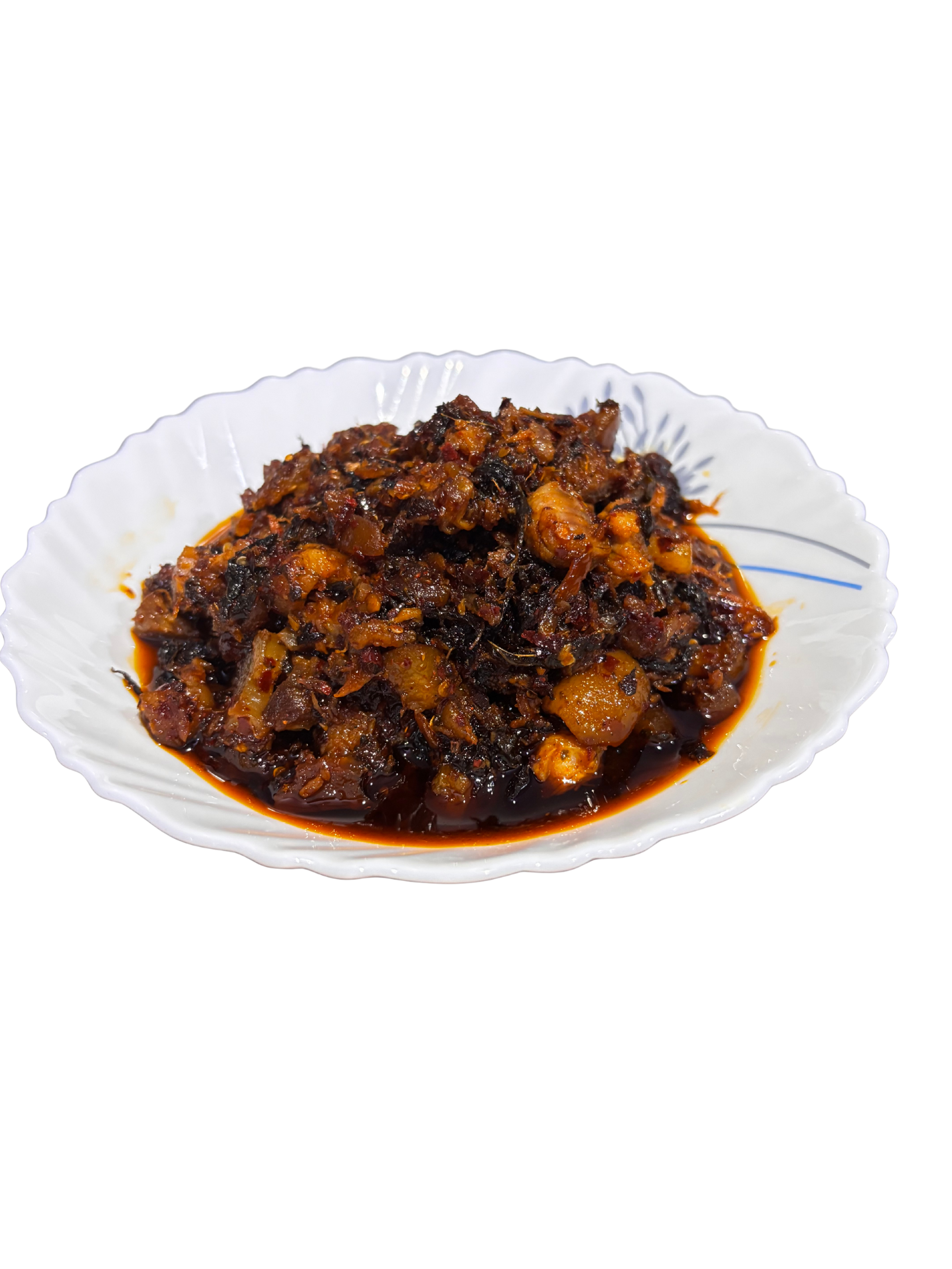 Pork Pickle with Roselle leaves