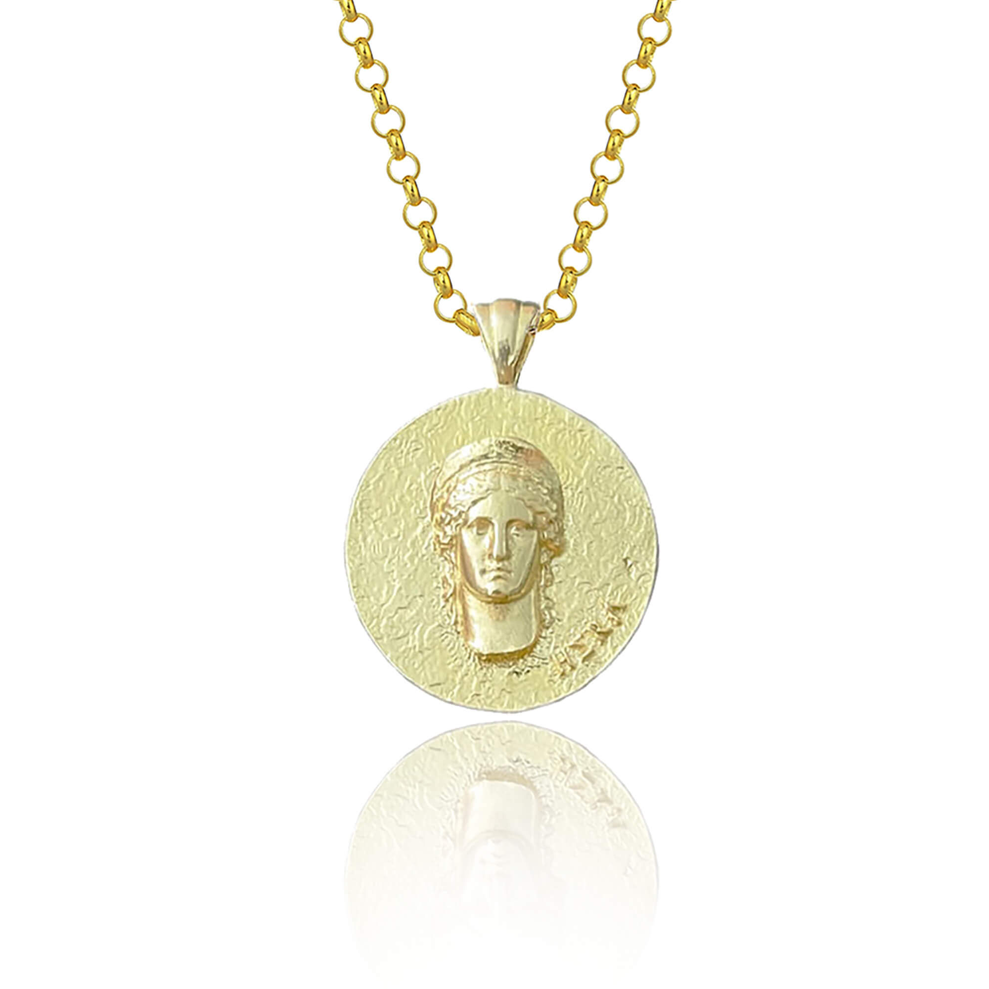 Hera Silver Necklace - Ancient Greek Goddess of Marriage, Women and Family