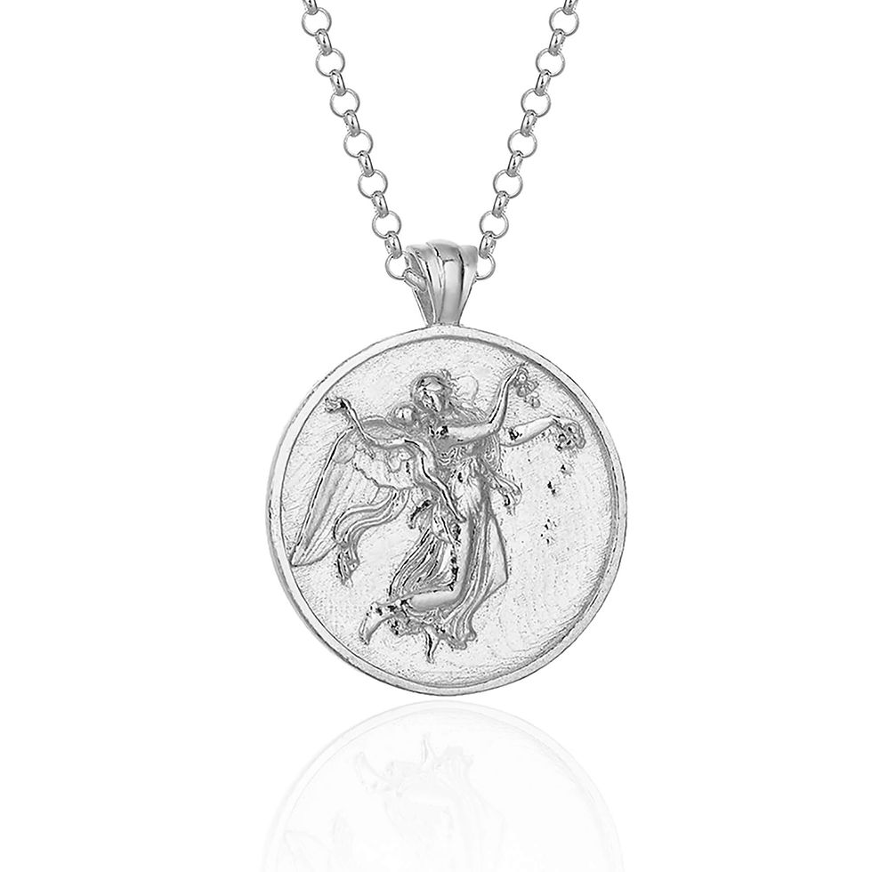 Gümüş Cameo Kolye - Şafak Tanrıçası Aurora