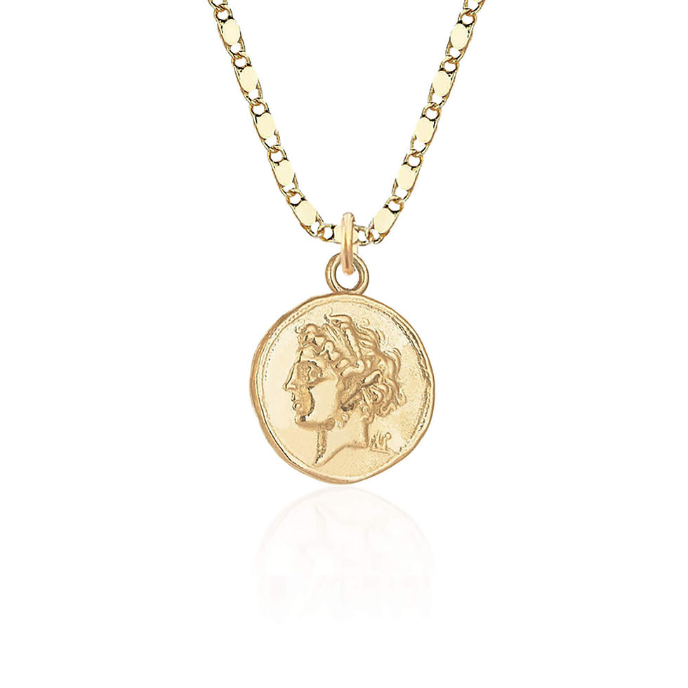 Parthenope Madalyon Kolye - Su Perisi