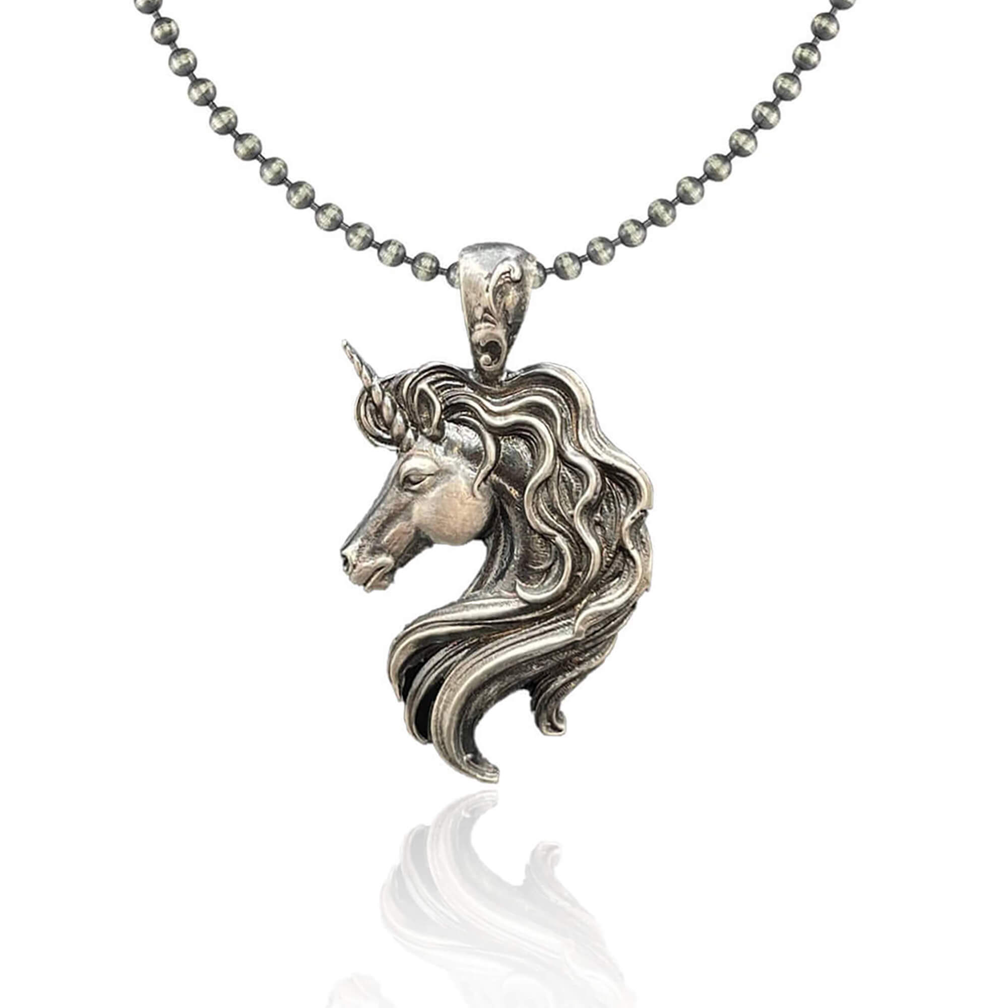 Unicorn Silver Necklace – Symbol of Magic & Purity