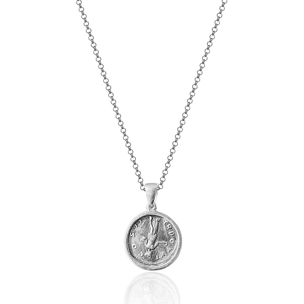 Thumbnail: Marcus Aurelius Coin Necklace – Stoic Roman Emperor Pendant 925 Sterling Silver