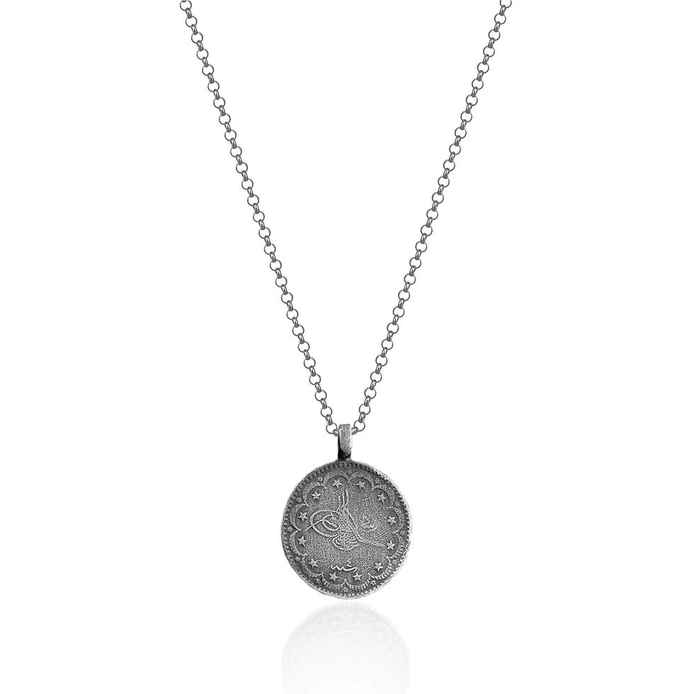 Thumbnail: Ottoman Mecidiye Coin Necklace – Turkish Silver Jewelry