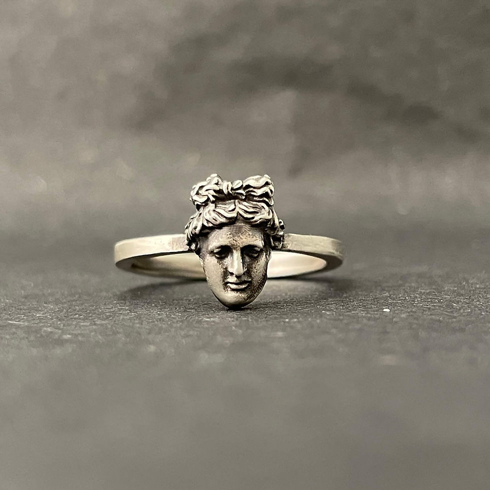 Thumbnail: Apollo Silver Ring – Ancient Greek God of Music and Sun