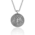 Double Headed Byzantine Eagle Necklace – Sterling Silver Heritage Pendant