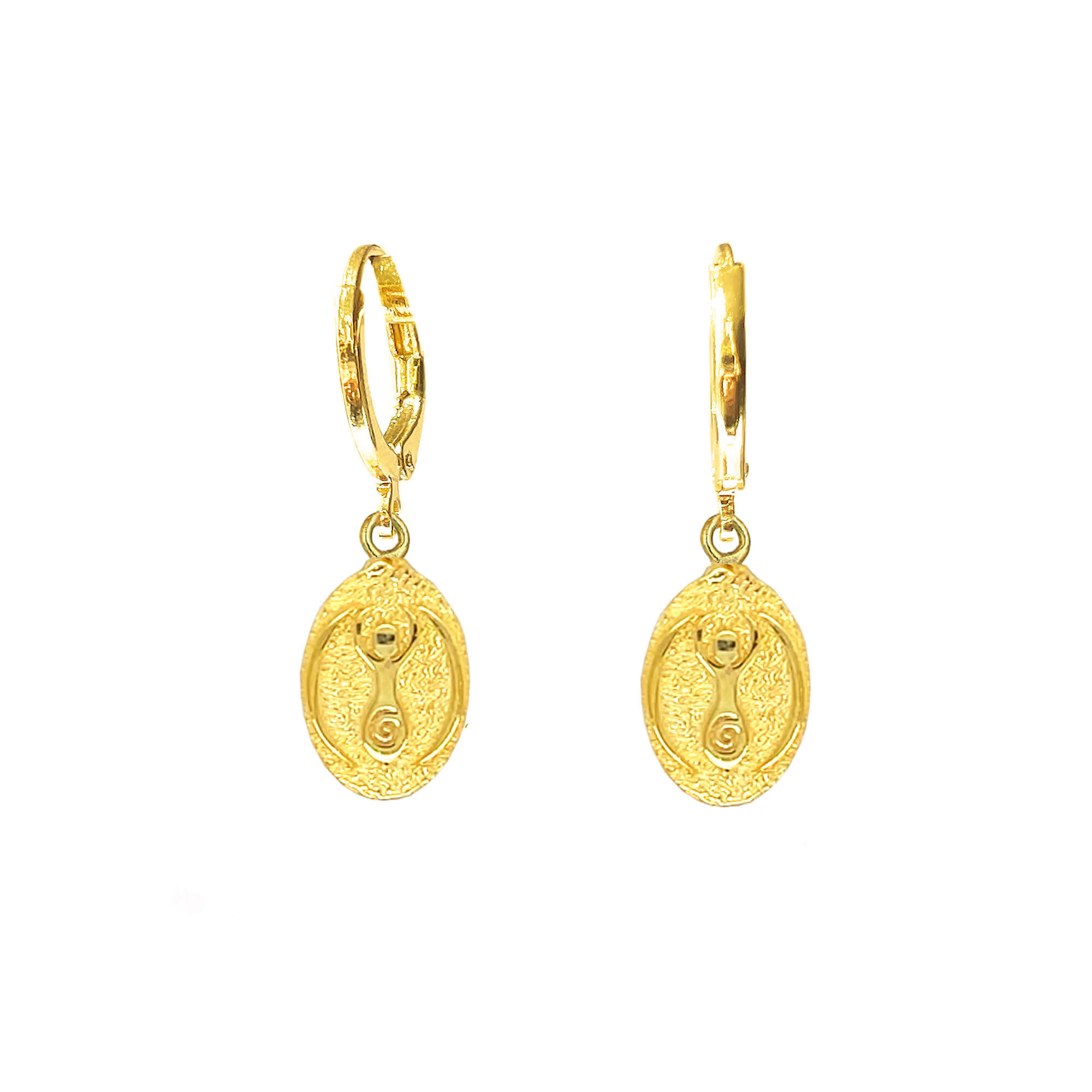 Spiral Goddess Silver Earrings – A Symbol of Feminine Energy & Balance