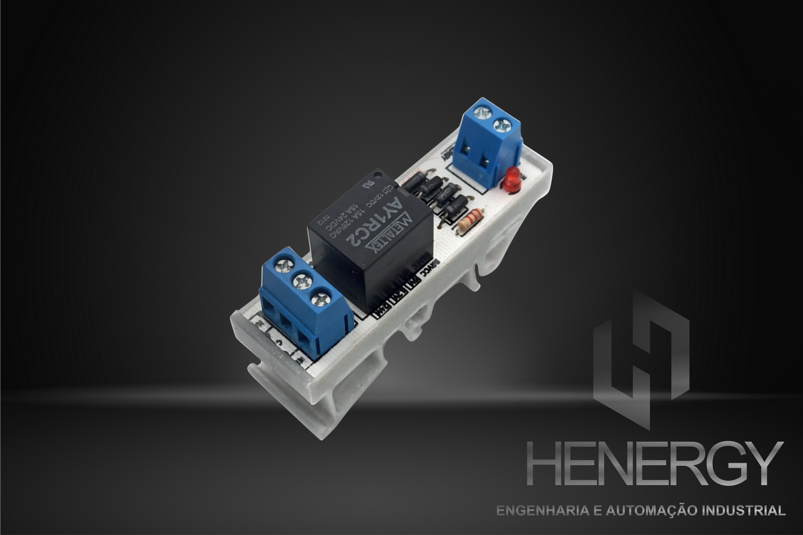 Borne relé trilho DIN