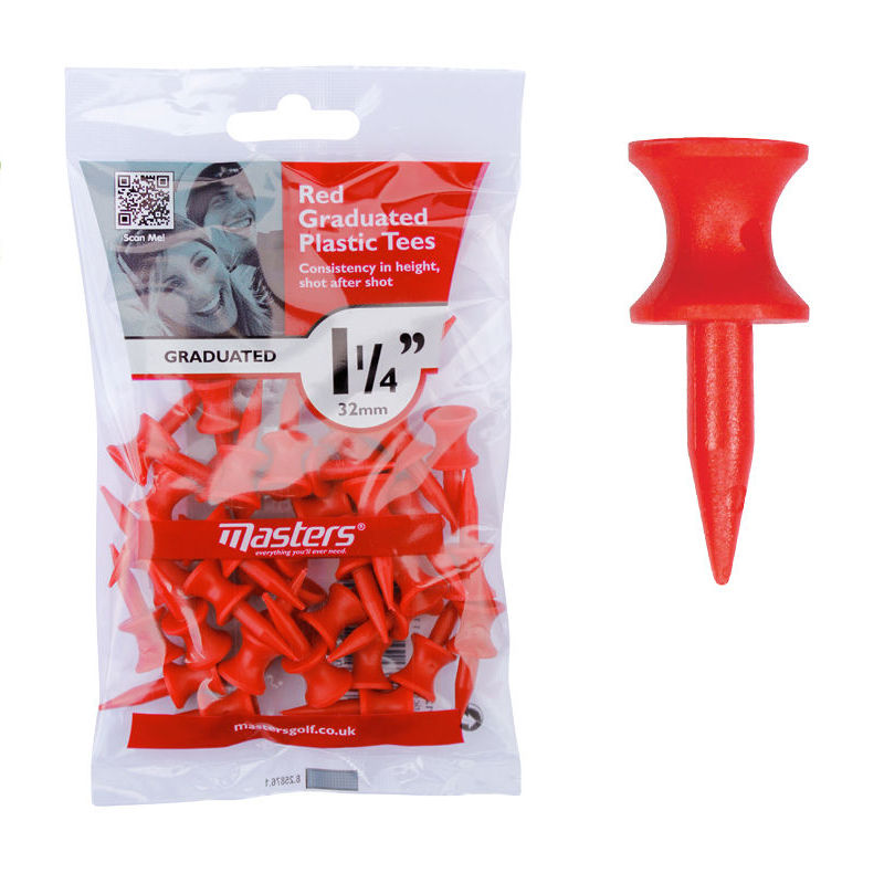 Thumbnail: Masters Plastic Graduated Tees (Bag of 35/50)