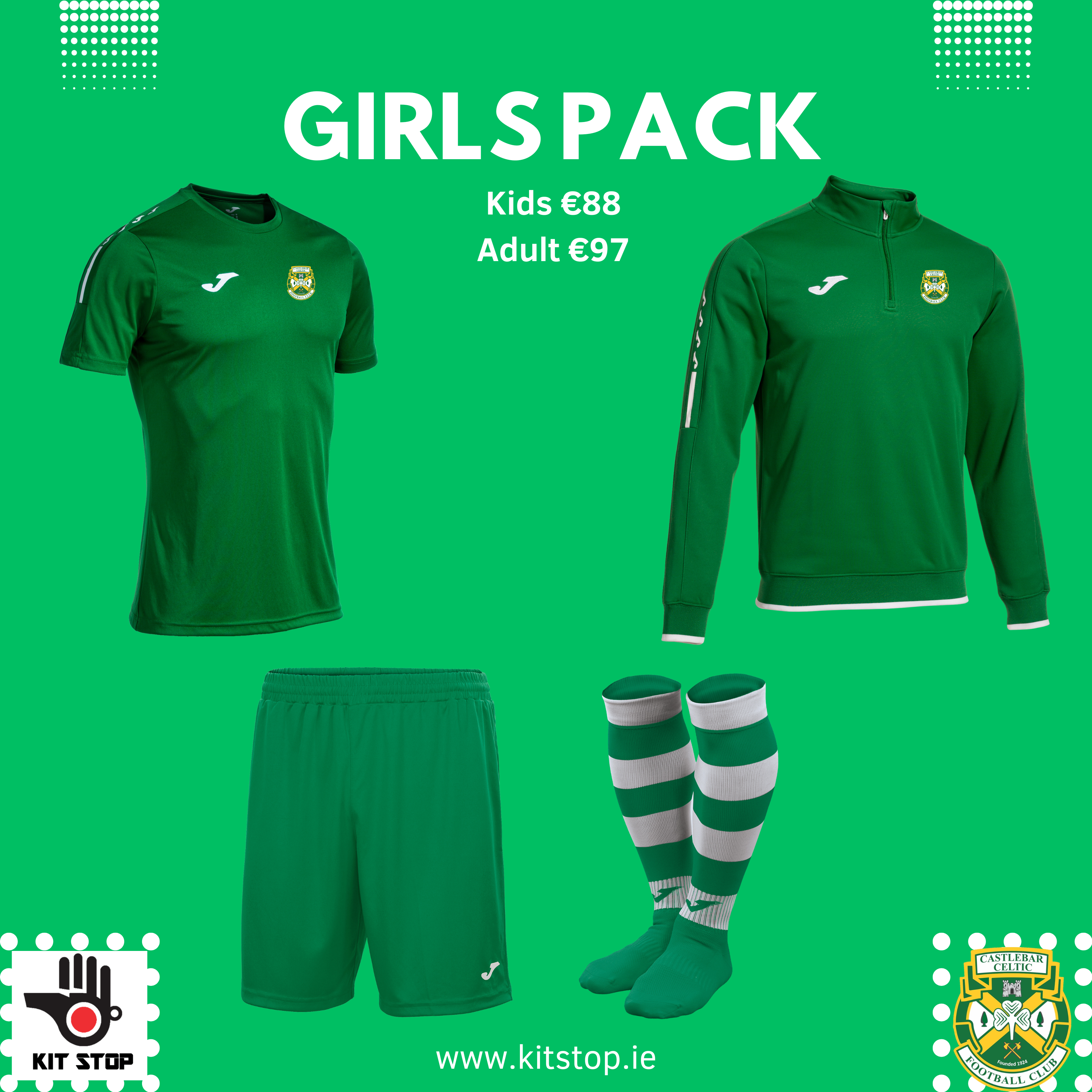 Castlebar Celtic Girls Training Pack