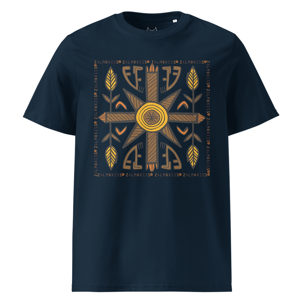 Miniatură: Tricou Simboluri Dacice Zalmoxiss navy