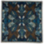 Product photo of silk pocket square with red kite design