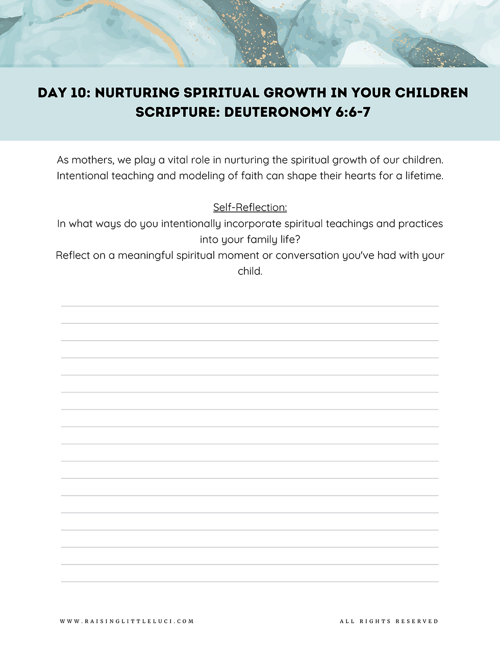 Thumbnail: Mama, Be Still; A 21 Day Devotional on Slowing Down & Being Intentional