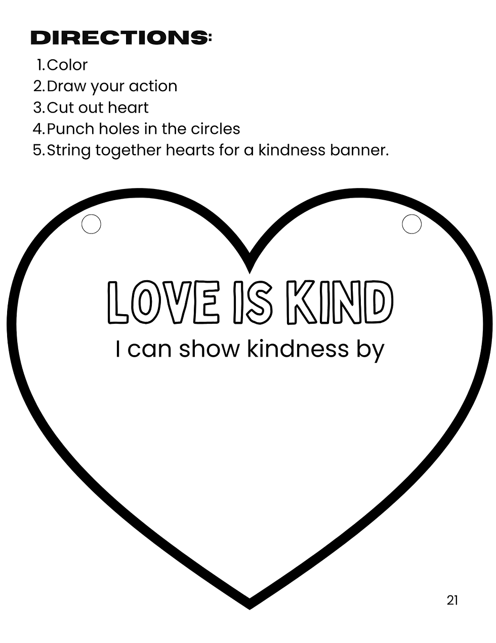 Thumbnail: Love Is 1 Corinthians Banner Craft for Kids