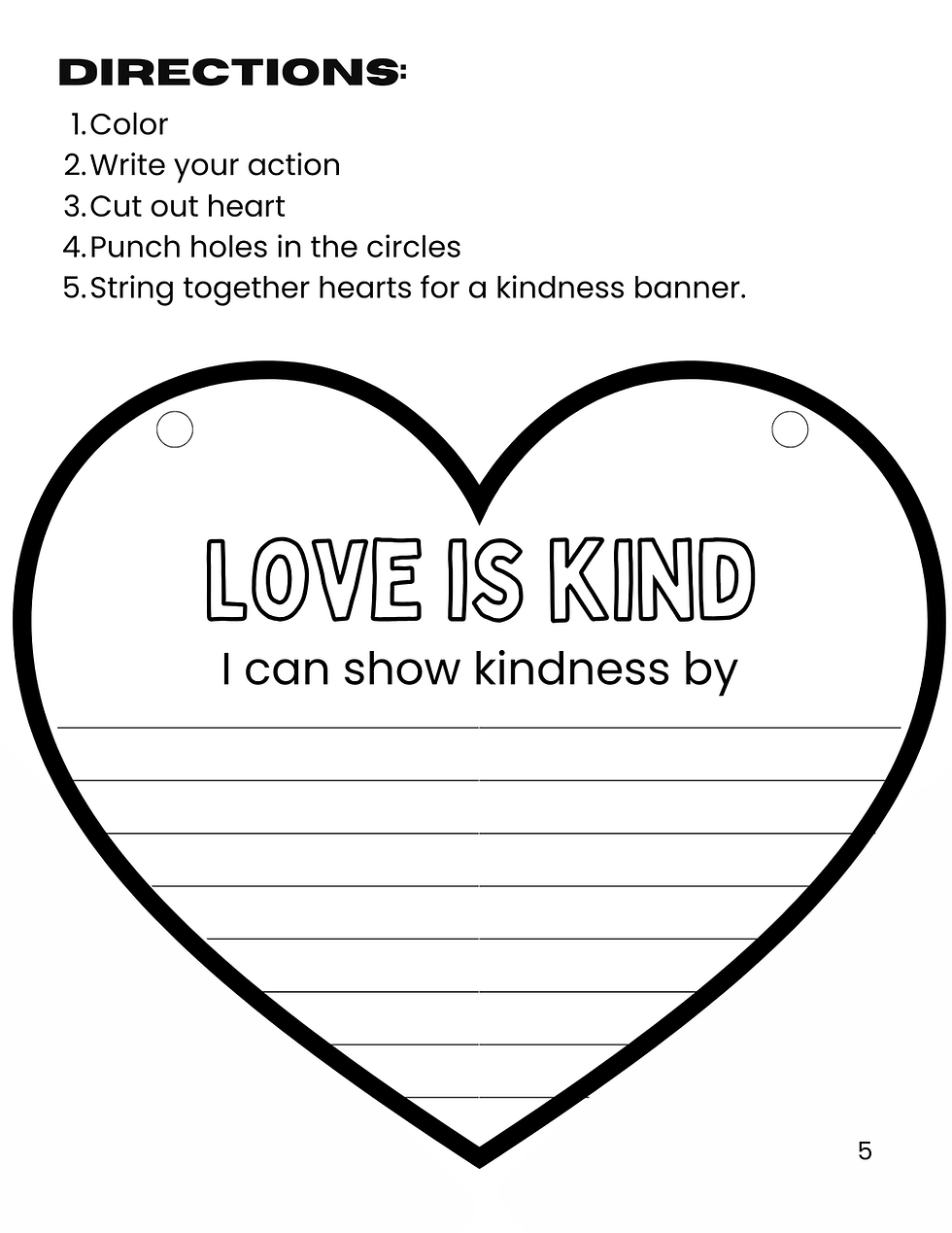 Thumbnail: Love Is 1 Corinthians Banner Craft for Kids