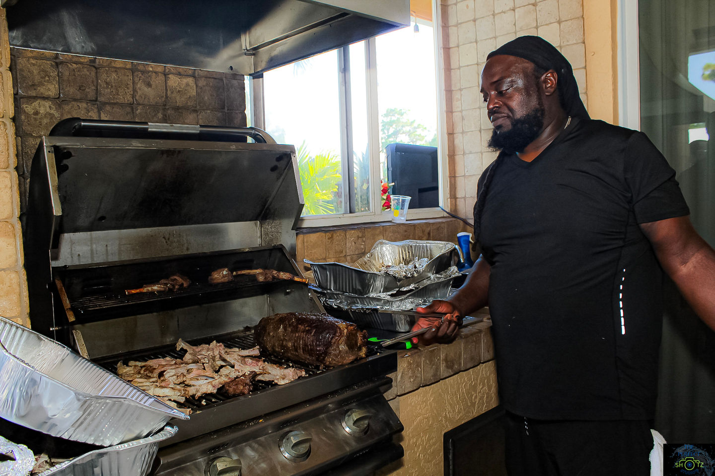 Lamb chops and Ribeye