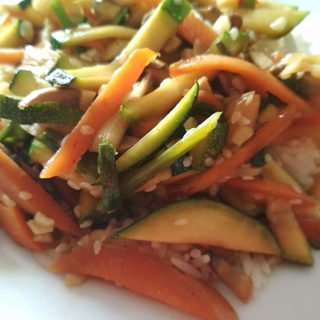 Zucchini, Carrot and Mushroom Delight