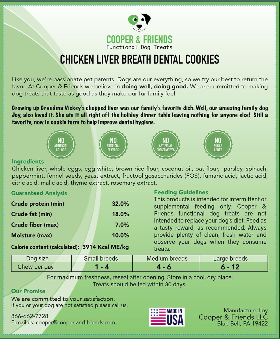 Thumbnail: CHICKEN LIVER BREATH DENTAL COOKIES