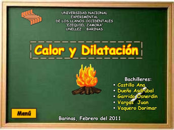 DILATACIÓN Y CALOR