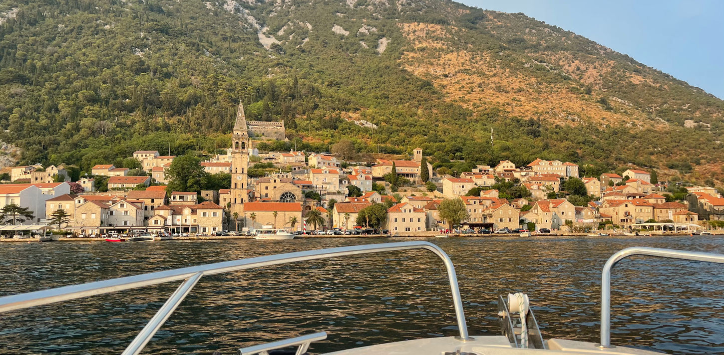 Blick auf Perast - Montenegro