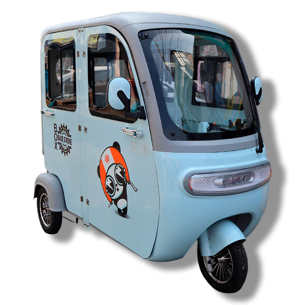 Miniatura: Trimoto electrica B-05 con techo