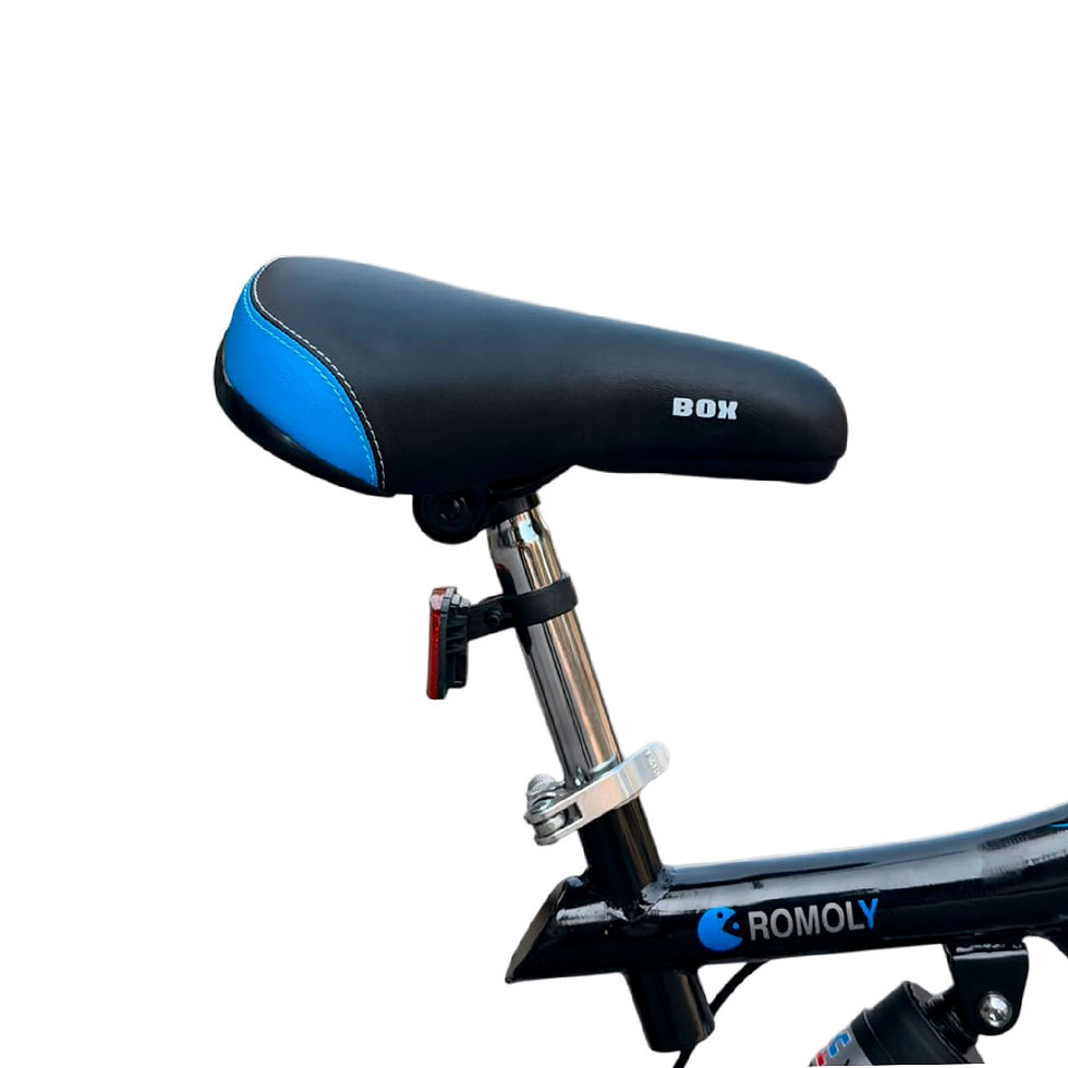 Miniatura: Bicicleta BMX Con  Triple Suspensión Aro 20 - Negro con Azul