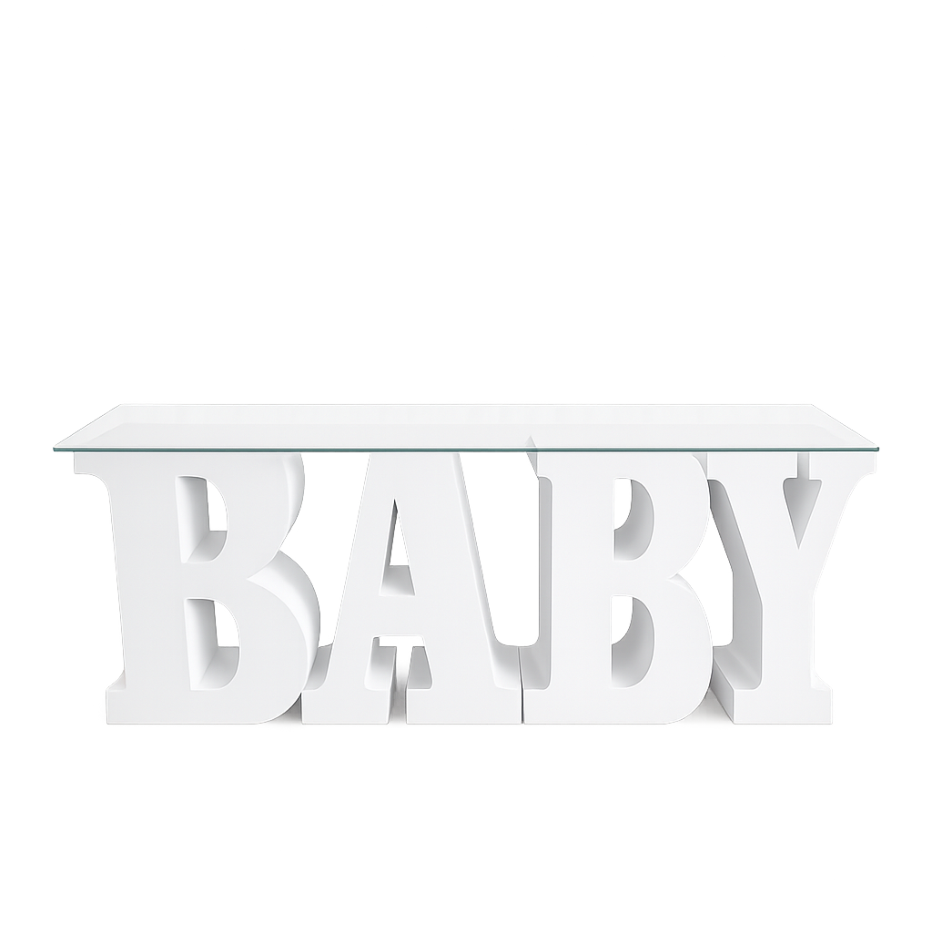 Baby Letter Table