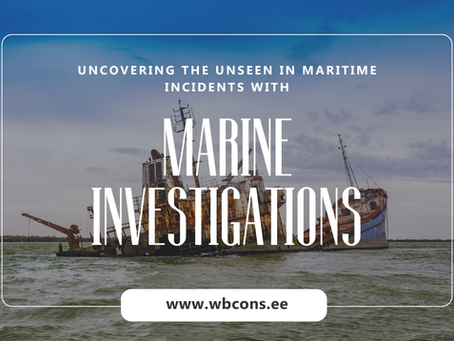 Half-sunken ship, illustrating marine investigations incidents