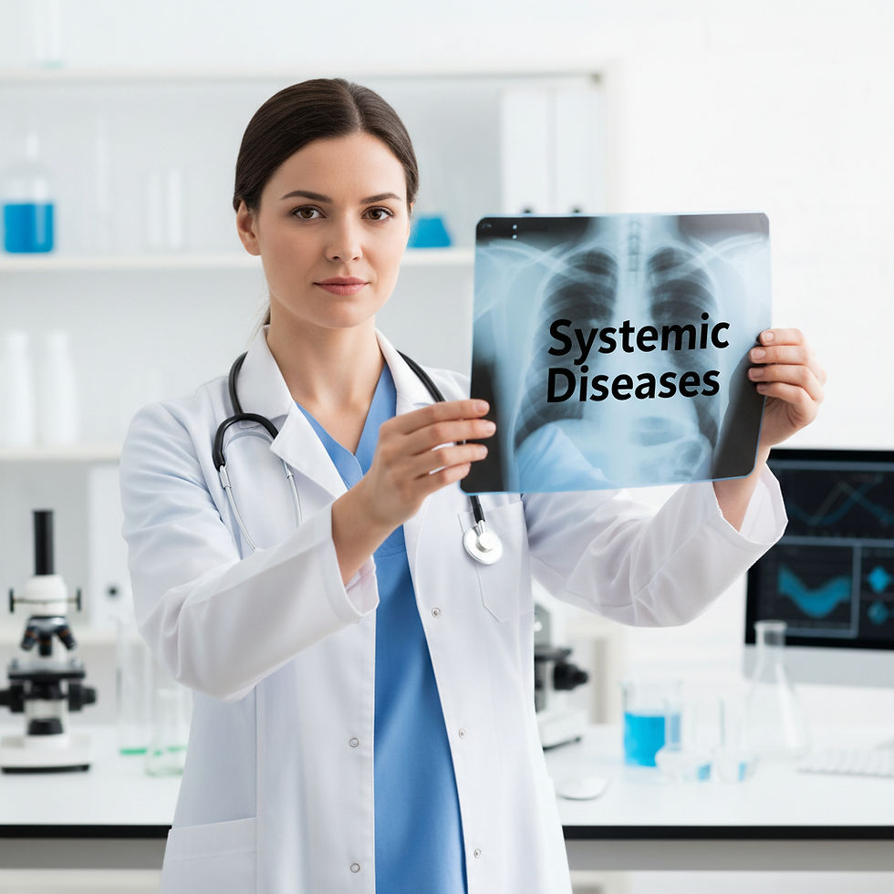 dr standing and took image on hand with this wrote (Systemic diseases).jpg