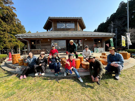 森林セラピー講座＆丸太づくり🌲（森林ボランティア 3月29日）