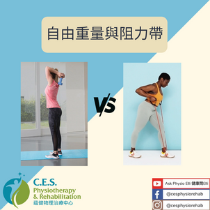 自由重量與阻力帶