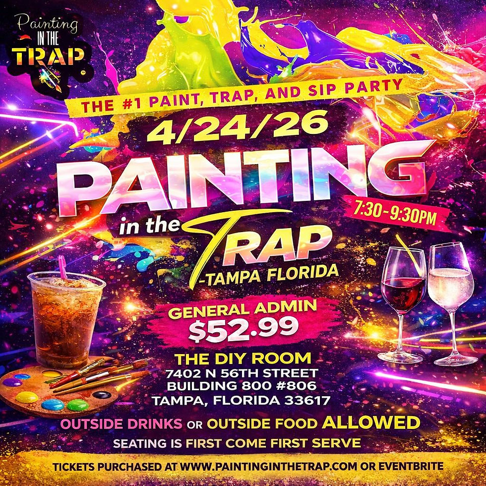 Painting in the Trap -Tampa Florida