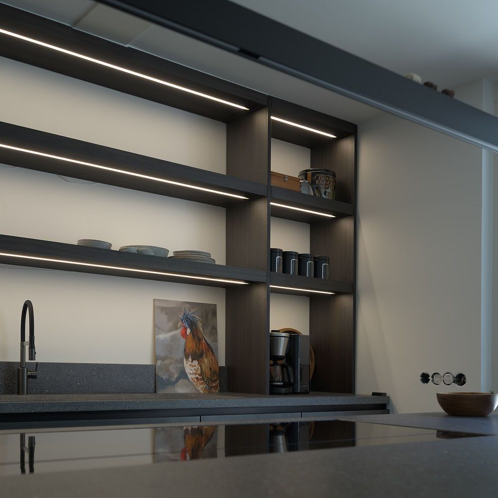 Interieurfoto met standaard nabewerking – verbeterde belichting en kleuren