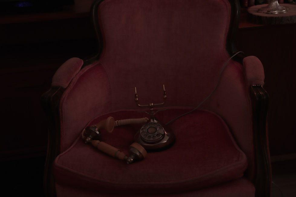 phone on chair