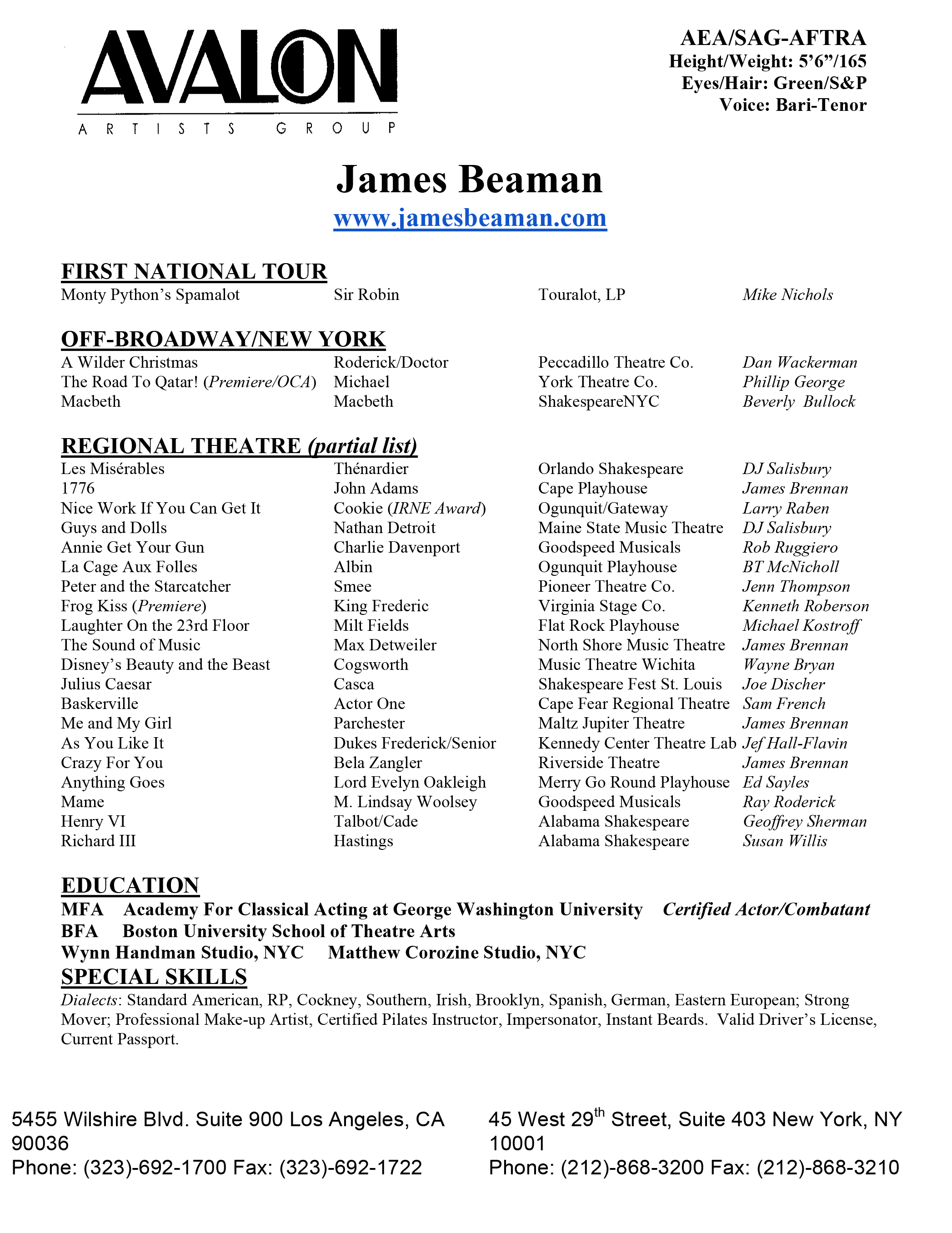 network architecture resume