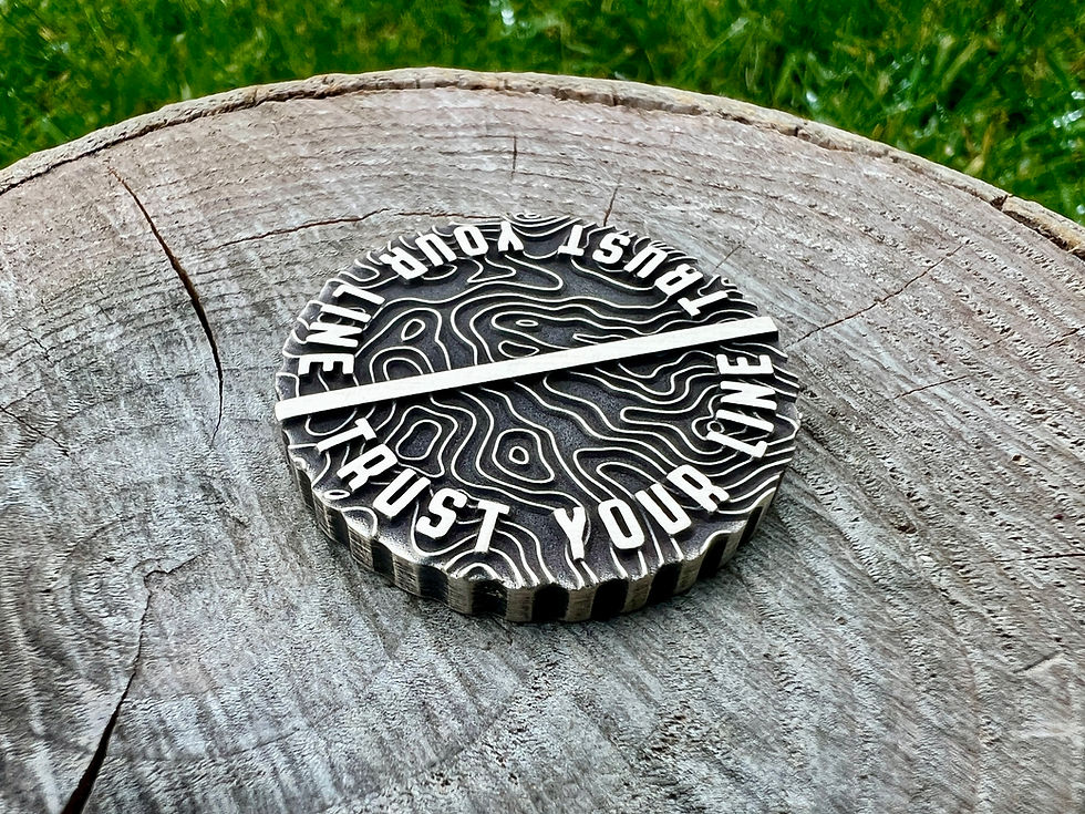 Thumbnail: Trust Your Line 2.0 // Brass Ball Marker