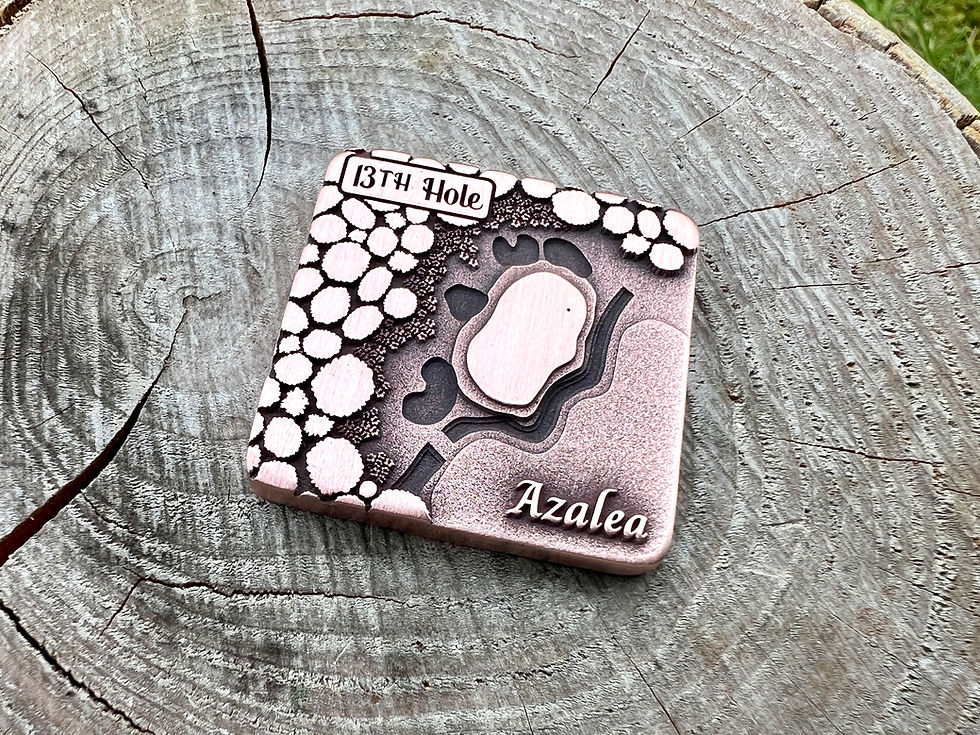 Thumbnail: 13th Hole - Azalea // Copper Ball Marker