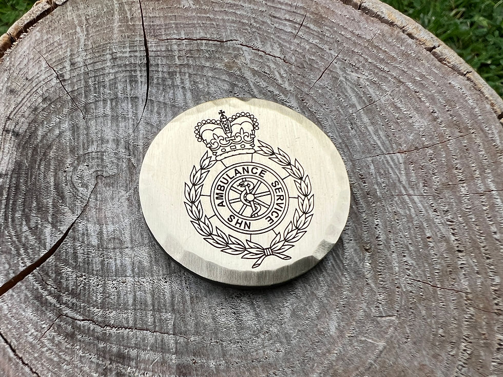 Thumbnail: Custom Ball Markers // Hammered Edge